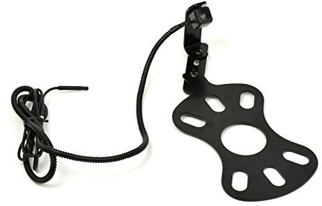 Brandmotion 9002-8847 Rücksichtsystem mit Verstellbarer Halterung für 2007-2018 Jeep Wrangler JK mit Werksdisplay-Radio, schwarz