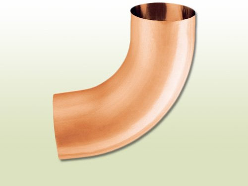 Kupfer Fallrohrbogen DN 87/85 Grad