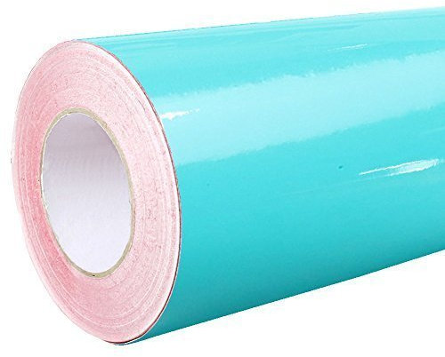 4,75€/m² Rapid Teck® Glanz Folie - 054 Tuerkis - Klebefolie - 5m x 63cm - Plotterfolie- Folie selbstklebend - auch als Moebelfolie - Klebefolie