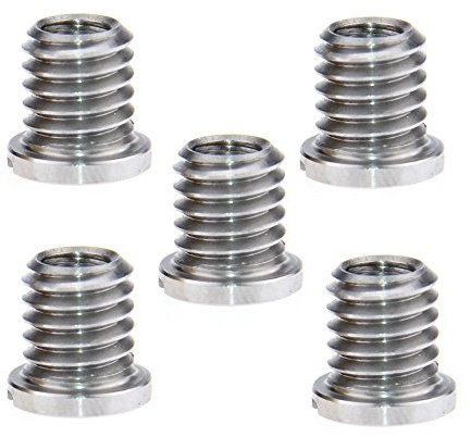 CAMVATE Convertir 3/8-16 Écrou vers 1/4-20 Écrou Fileté Adaptateur à vis pour DSLR Trépied Monopode (5 pièces)