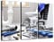 Klempnerwerkzeuge und Ausrüstung in einem Badezimmer, Sanitär-Reparaturservice, Druck auf Leinwand, Wandkunstwerk, moderne Fotografie, Heimdekoration, gespannt und gerahmt, 3 Stück