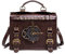 Frau Arbeitstasche, Business Tasche Retro Vintage Steampunk Style Handtaschen FüR Damen Pu Leder GeldböRsen FüR Frauen Tote Messenger Schulter Crossbody-Tasche Für Dating,Arbeit, Schule