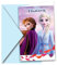Procos 91821 - Einladungen Frozen 2, 6 Stück mit Umschlag, Größe 14,5 x 9,5 cm, Kinder-Geburtstag, Mottoparty, Karneval