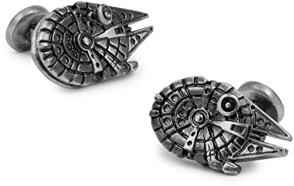 Gemelolandia | Gemelos de Camisa Halcón Milenario SW 25x16mm Gemelos Originales Para Camisas | Para Hombres y Niños | Regalos Para Bodas, Comuniones, Bautizos y Otros Eventos