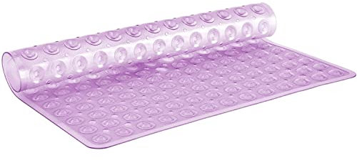 TranquilBeauty Quadratisch Pink Duschmatte rutschfest 53x53 cm | Antirutschmatte, Anti-Schimmel, Maschinen waschbar - Duschmatte mit Saugnäpfen Ideal für Begehbare Duschwannen, Senioren & Kinder