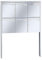 RENZ/Tetro / 5er Freistehende Briefkastenanlage Standbriefkasten mit Sprechfeld / V4A-Edelstahl/Volumen 23 L/zum Einbetonieren/Dein-Briefkasten.de