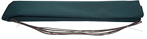 Mendler Ersatz-Bezug für Markise HWC-H27, Vollkassette Ersatzbezug Sonnenschutz 6x3m - Polyester blau-grün