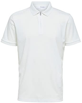 SELECTED HOMME Male Polo Shirt Zipper