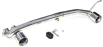 Auspuffblende Auspuffspitze Für BMW F30 320i 328i 325i 330i 3er 2017-2019 Edelstahl Auto Auspuff Schalldämpfer Spitze Endrohr (Farbe : Silver 54mm)