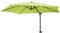Mendler Wandschirm Casoria-AM, Ampelschirm Balkonschirm Sonnenschirm, 3m neigbar, Polyester Alu/Stahl 9kg - grün-lemon