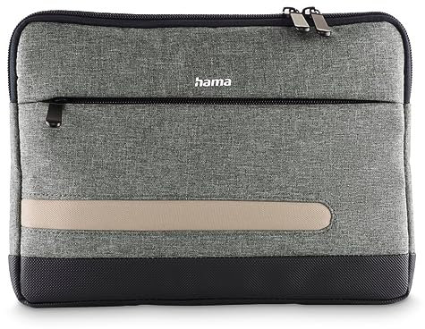Hama Tablet Tasche 11 (für 11 Zoll Tablet, Schutz, Hülle, Reißverschluss, Zusatztasche) Grau