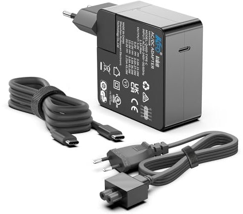KFD 45W PD USB-C Ladegerät für Lenovo Yoga ThinkPad X1 Carbon HP Elitebook Spectre CTL Asus Samsung Chromebook Meta VR ipadpro m4 DJI Mini 4 3 Pro,Mavic 3,Air 3,Air 2S TAB Tabet Handy USB C Netzteil
