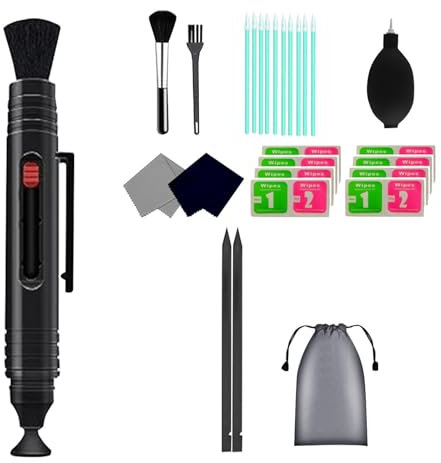 Limpiador de lentes VR – Toallitas multifuncionales para gafas | Limpiador de gafas portátil, paños de microfibra rápidos para auriculares de realidad virtual, dron, cámaras