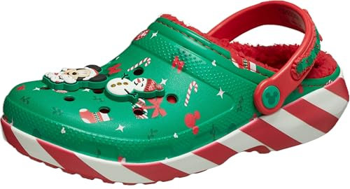Crocs Unisex-Adult Disney Mickey & Minnie Mouse Shoes, Clogs, and Slippers, Green Multi, 7 UK Men / 8 UK Women