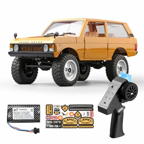 BAUBAUPLAY Voiture télécommandée MN-168 1/12 RC tout-terrain 2,4 G 4WD RC véhicule jouet pour adultes RTR