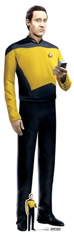 Star Cutouts – SC4679 – Star Trek Data Lifesize Cardboard Cutout 179cm – Brent Spiner – Iconic Star Trek Gift for Fans, Collectors & Events