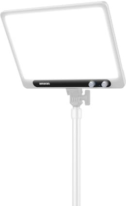 amaran Verge Bi-Color Key Light for Desktop, 2700K-6500K Soft Edge-Lit LED Panel, CRI 96, Front Knob Control & USB-C Power, for Streaming, Video Calls & Content Creation – White