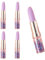 Montesy Textmarker, Lippenstift-Form, Textmarker, fluoreszierender Stift, Textmarker, Set, Schulbedarf für Planer, 5 Stück