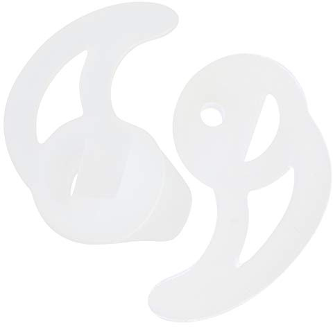 FONDOTIN 1 Pair Silicone Fin Shaped Ear Insert Ear Mold Replacement for Acoustic Tube Earpiece, Secure Fit for Vigorous Exercise