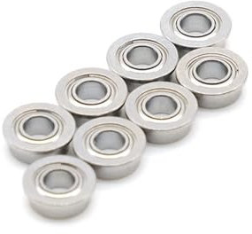 MF84ZZ 4 * 8 * 3mm Flansch Rillenkugellager 10 stücke