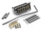 6 Cordes Fixed Bass Bass Electric Bass Bridge Guitar Bridge Fixed Guitar Bridge Metal Texture Adaptée À Guitare