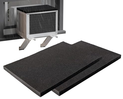 Acunny AC Pad,Klimagerät Auffangwanne - Magnetisch Verstellbare Schale Mit Schallschutz Für Außenkühlung Und Schlafzimmerklimatisierung