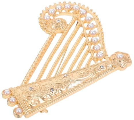 Garneck Broche Instrument à Cordes Alliage pour Femme Épingle Décorative pour Vêtements Châles et Chapeaux Résistante et Élégante Accessoire Musical Raffiné