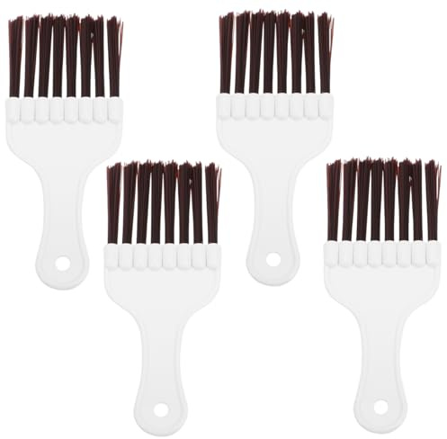 Ipetboom 4pcs Refrigerator Coil Cleaning Brush Set, Condenser Cleaning Flexible Brush for Air Conditioner and Refrigerator Maintenance and Narrow Spaces, HVAC Duct Cleaner