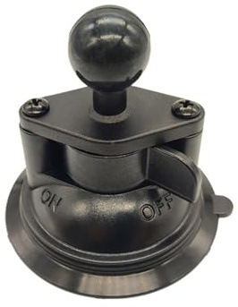 Reicyfang Ram Mount Twist Lock Suction Cup Foot with Ball, 360 Degrees Rotatable Suction Cup Holder Twist Lock Base