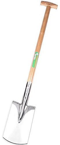 Freund-Victoria 1160502 Edelstahl-Gärtnerspaten 69086, Silber/Braun, 40 x 25 x 15 cm