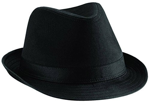Beechfield Fedora - Black - Small