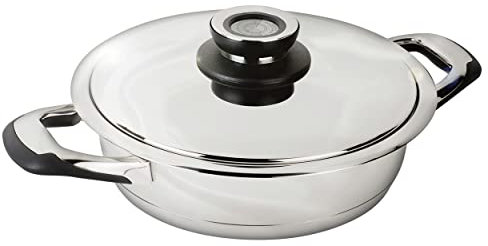 ECOVITAM 2004-24 Sauteuse, INOX 18/10 + Bakélite (poignée), Chromé, 24 cm