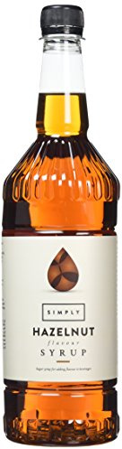 Simply Hazelnut Syrup 1 Litre (Pack of 2)