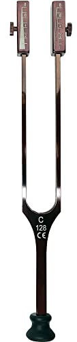 Stimmgabel c128 / c64 Hz-Rydel-Seiffer mit GRAVIERTEN SKALEN Black Edition