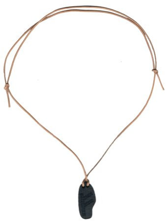 Wolfszeit Runenkette mit der Rune Fehu aus Horn