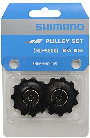SHIMANO Tension Pulley RD-5800 Spann-und Huide-Riemenscheiben-Set SS, Schwarz, only Size