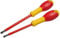 STANLEY Juego de 2 Destornilladores Aislados Borneo, Pozidriv PZ1x100mm y PZ2x125mm, Mango Bimaterial Ergonómico, Aislados 1000V, Calidad Industrial, FMHT0-62649