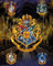 Harry Potter 1art1 House Crests Mini-Poster 50 x 40 cm