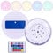 vidaXL Unterwasser LED Poollampe mit Fernbedienung Unterwasserlampe Deko Licht Beleuchtung Leuchte Pool Teich Aquarium Poolleuchte Mehrfarbig