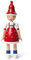 Kay Bojesen Weihnachtsmädchen Lise Figuren 17.5 cm Holzfiguren, rot
