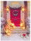 Nexos Trading LED Wandbild Leinwandbild mit Beleuchtung 30x40 cm Weihnachtstag Fotodruck Kunstdruck Leuchtbild Weihnachten Batterie Winteridylle Effekt-LED Laternen