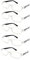 4sold The Reading Glasses Slim Readers Value 5 Pack Mens Womens White Black +2.00