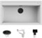 Lavello Quareco incasso 1 vasca 86×51 Prime 90 Granito Bianco QLP090BI