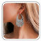 TseenYi Boho Zigeuner Ohrringe Vintage Baumeln Reifen Ohrringe Silber Kronleuchter Quaste Reifen Ohrringe Ethnische Ohrringe Schmuck Für Frauen Und Mädchen