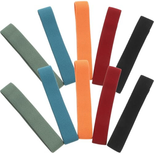 UKCOCO Lunchbox Gummiband: 25mm Nylon Lunchbox Gummiband Wiederverwendbar Bento Band für Schule Büro Camping Outdoor Picknick Reise,10 Stück
