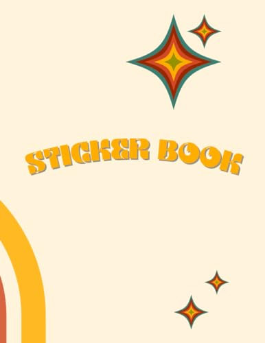 Sticker Book: 50 Page Sticker Book for Sticker Collectors