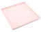 Bandeja cuadrada para servir, organizador de encimera resistente rosa decorativo para el hogar, servir café, aperitivos, desayuno, cocina, 11 x 11 pulgadas (rosa)