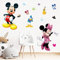 Mic-ky und Minn-ie Wandtattoo Wandaufkleber, 3d Wand Karikatur Deko Wandsticker, Abnehmbare Aufkleber Wall Stickers, Wandtattoo für Babyzimmer Spielzimmer Wandtattoo Kind Babyzimmer A