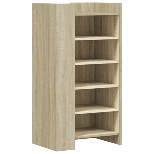 vidaXL Schuhschrank Sonoma-Eiche 52x37,5x100 cm Holzwerkstoff