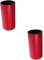 Cabilock Lot de 2 blocs à couteaux, porte-outils de coupe, étagère à couteaux de cuisine, étagères de rangement, tiroirs de rangement, support de cutter, support de couteau, ABS rouge